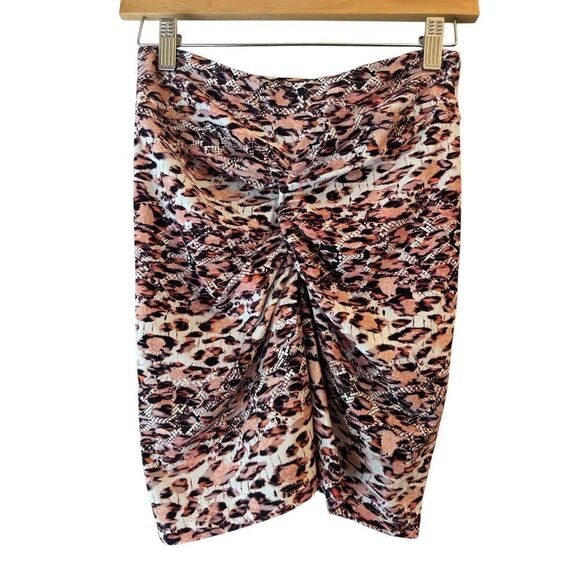 LiCi Fit Workout Set in Safari LS Crop top and shorts size M/L Scrunch Butt Leop - Picture 4 of 15